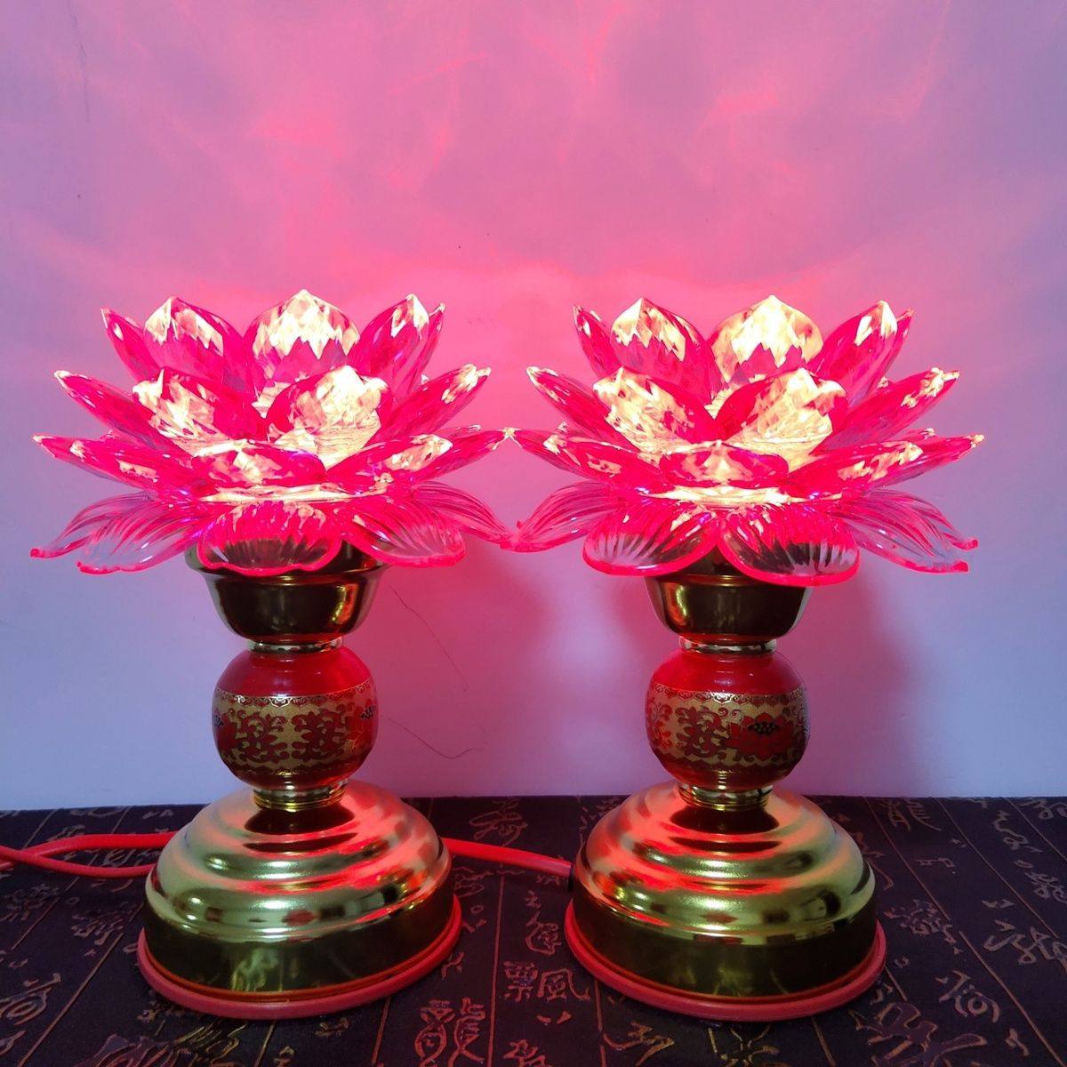 七彩合金插电蜡烛台LED长明灯,节庆用品/礼品,荷花灯/河灯,淘宝优惠券,粉丝福利购,淘宝优惠卷