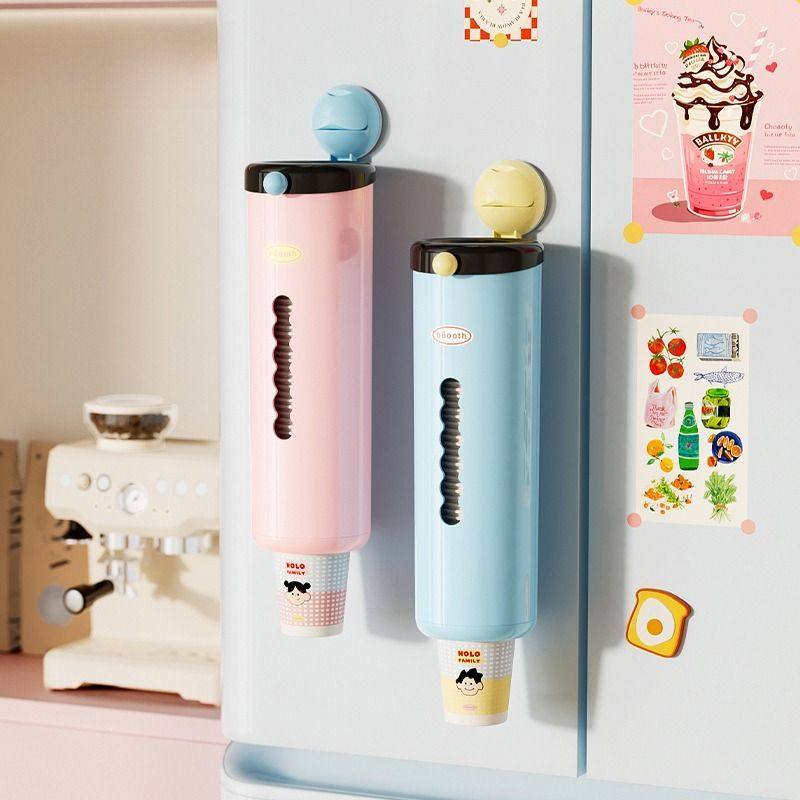 一次性茶杯置物架多巴胺壁挂取杯器家用一次性纸杯收纳免打孔水杯