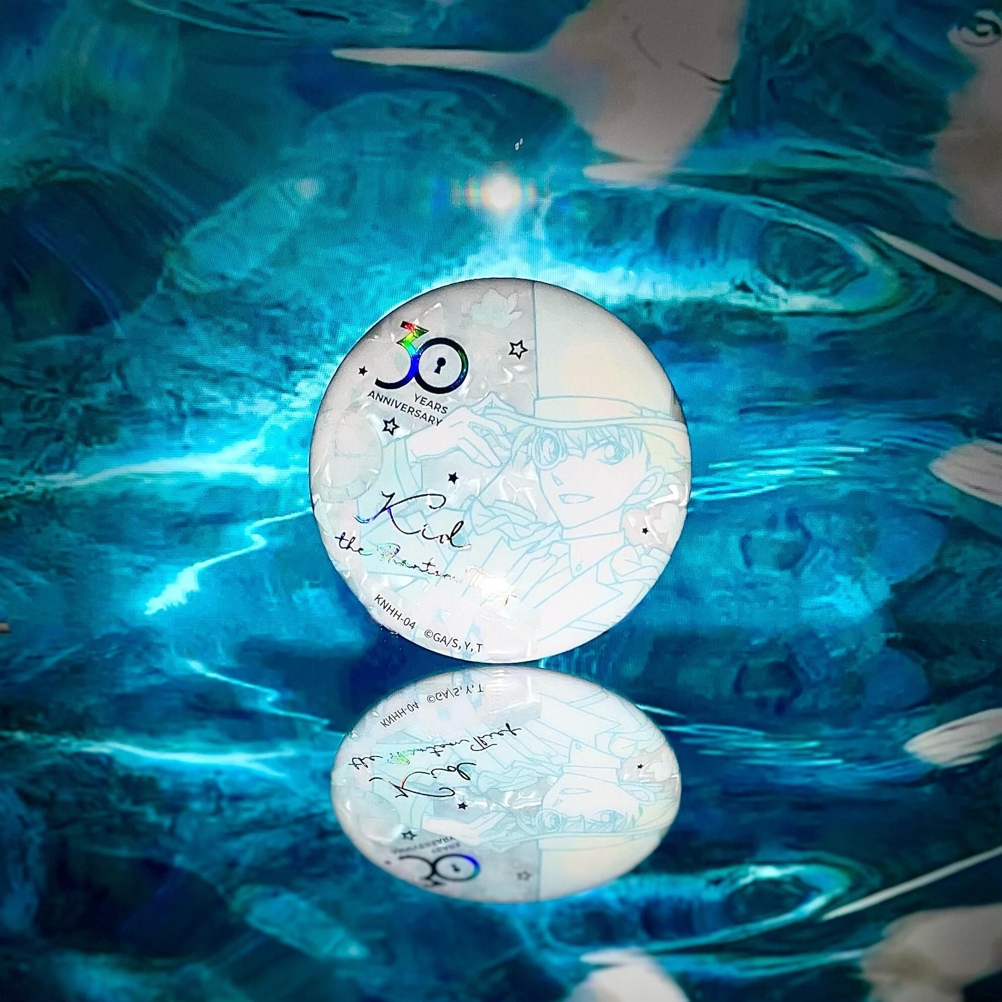 小红书同款名侦探柯南30周年同人自印吧唧徽章基德谷子送礼物自制