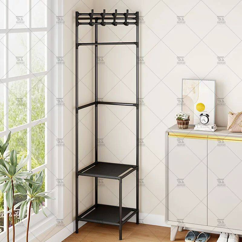 美容院挂衣服架转角衣帽架卧室落地收纳多功能晾衣架室内家用挂衣,住宅家具,衣帽架,淘宝优惠券,粉丝福利购,淘宝优惠卷