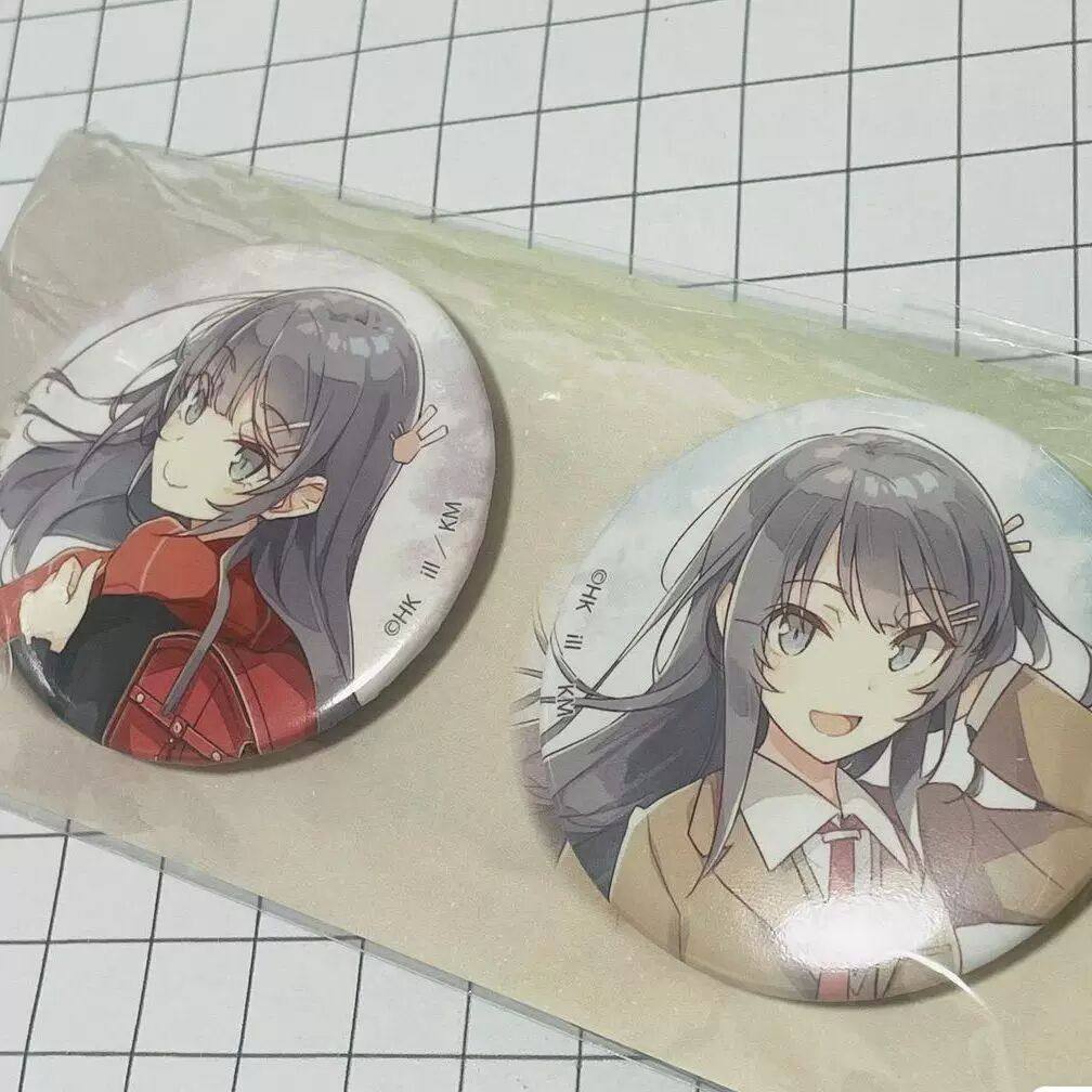 日谷散货青春猪头少年樱岛麻衣吧唧电击文库十周年徽章套装背板,模玩/动漫/周边/娃圈三坑/桌游,动漫徽章/立牌,淘宝优惠券,粉丝福利购,淘宝优惠卷