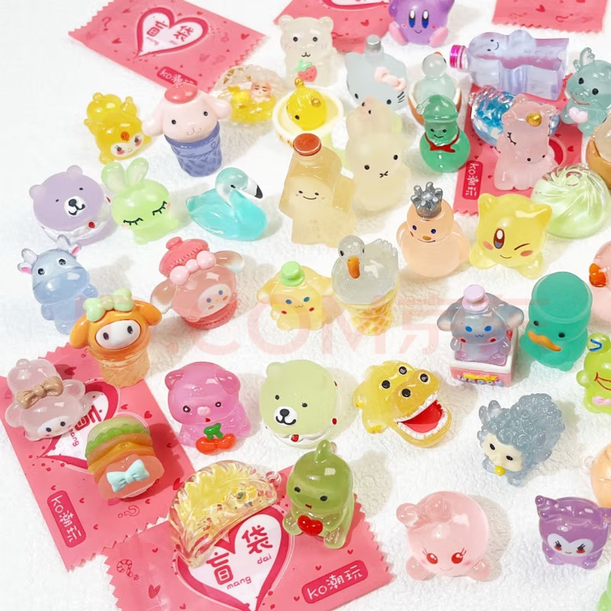 夜光盲袋仿真动物儿童小礼物可爱模型玩具摆件幼儿园男孩女孩奖品