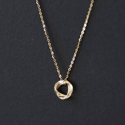 Star Rays925纯银项链莫比乌斯环轻奢唯美高级感2026年新款锁骨链