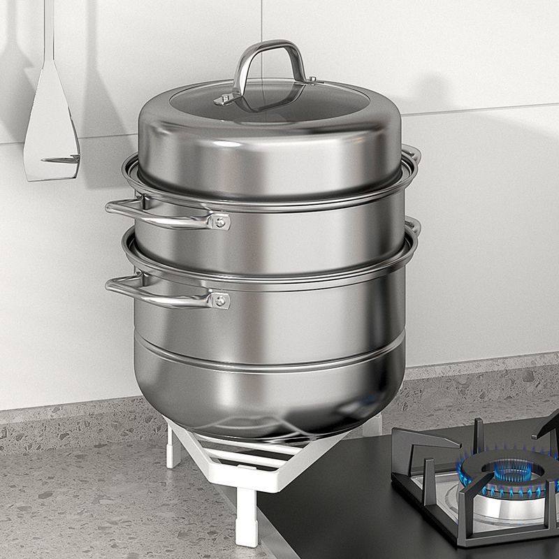 金属锅架厨房家用置物架台面煤气灶支架防滑锅架灶台上面置物