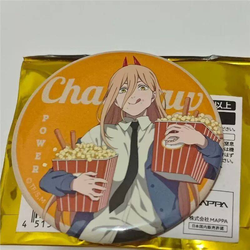 日谷吧唧 电锯人帕瓦电影院吧唧徽章 帕瓦爆米花吧唧【有原袋】,模玩/动漫/周边/娃圈三坑/桌游,动漫徽章/立牌,淘宝优惠券,粉丝福利购,淘宝优惠卷