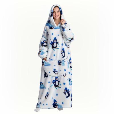 Oversized Blanket Hoodie Cozy Fleece Hoodie Long Hoodie
