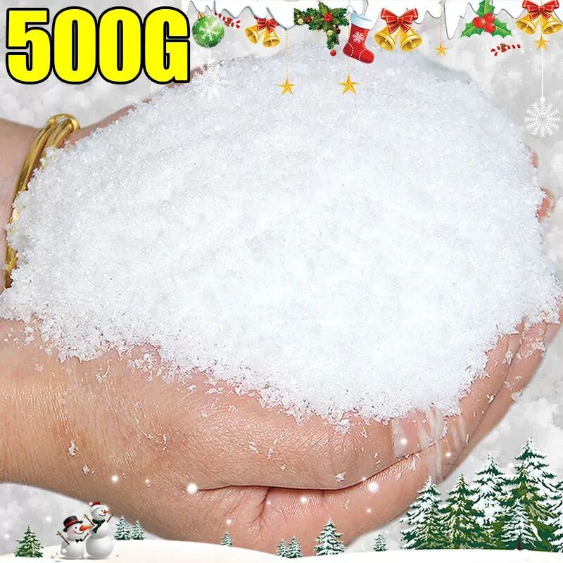 Christmas Artificial Snow Powder White Fake Snow Powdered fo