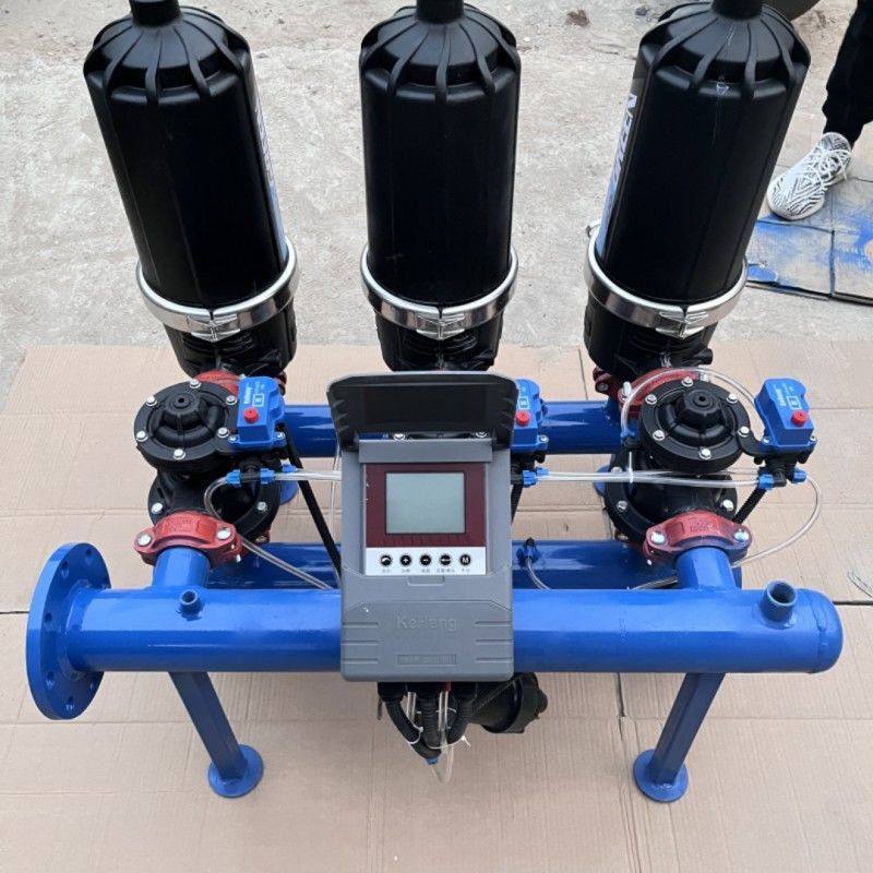 叠片过滤器全自动反冲洗农业灌溉滴灌喷灌反渗透农业一体化设备