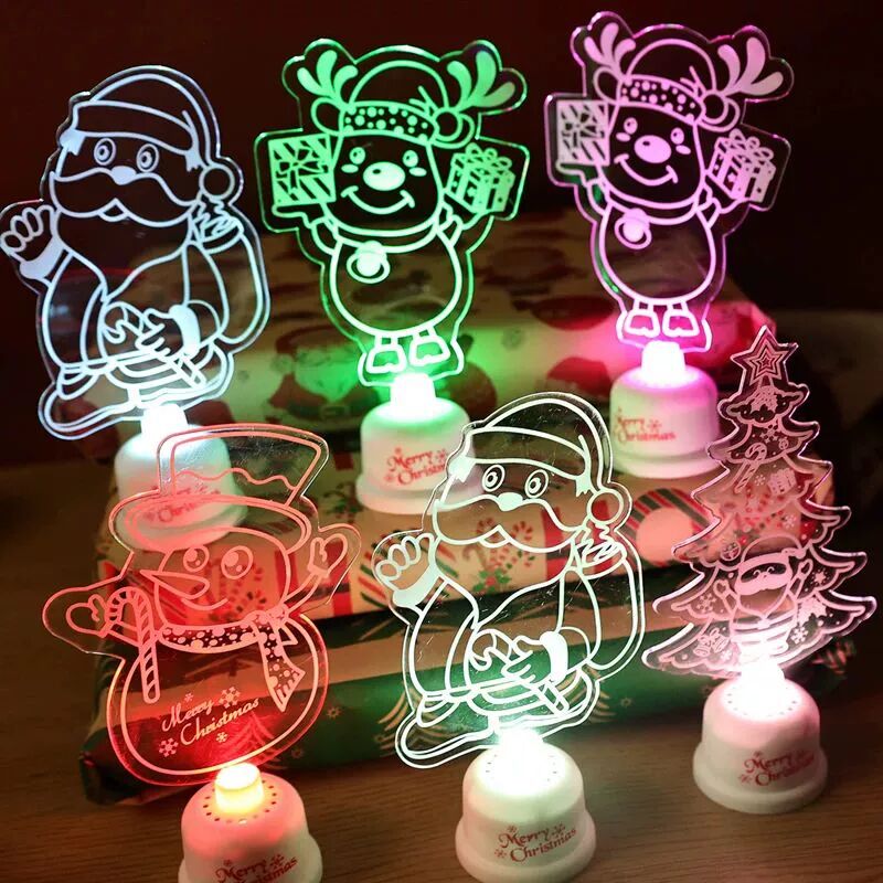 Colorful LED Christmas Decorative Lights with Music Xmas Tre