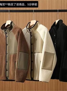 意大利轻奢老钱风羊羔绒外套秋冬PSENY男士夹克都是优选好物男装