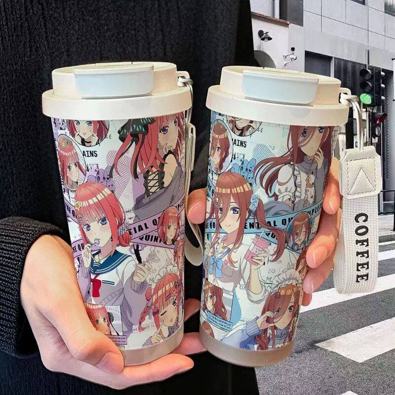 五等分的花嫁周边便携保温杯儿童大容量316不锈钢吸管水杯咖啡杯,模玩/动漫/周边/娃圈三坑/桌游,动漫水杯/居家/百货,淘宝优惠券,粉丝福利购,淘宝优惠卷