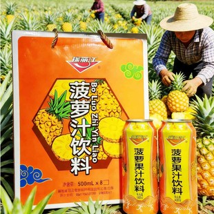 云南特产伴手礼瑞丽江500ml菠萝汁酸角汁整箱送礼高颜值口感佳