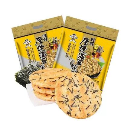 旺旺厚烧海苔膨化食品休闲零食385g