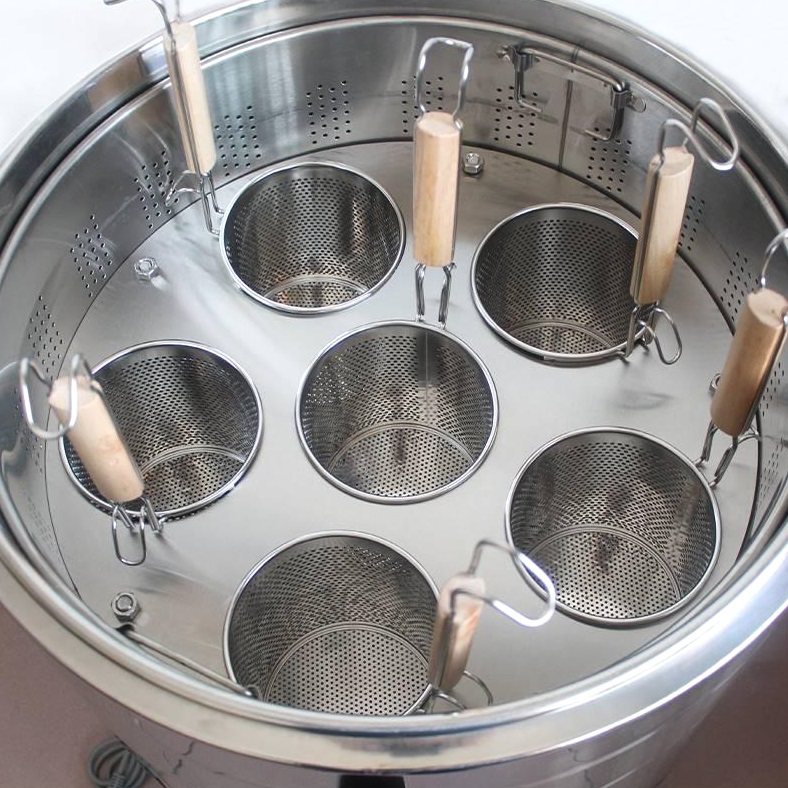 煮面桶麻辣烫多孔分隔板商家用多孔板分煮器热干面水饺分格隔渣网