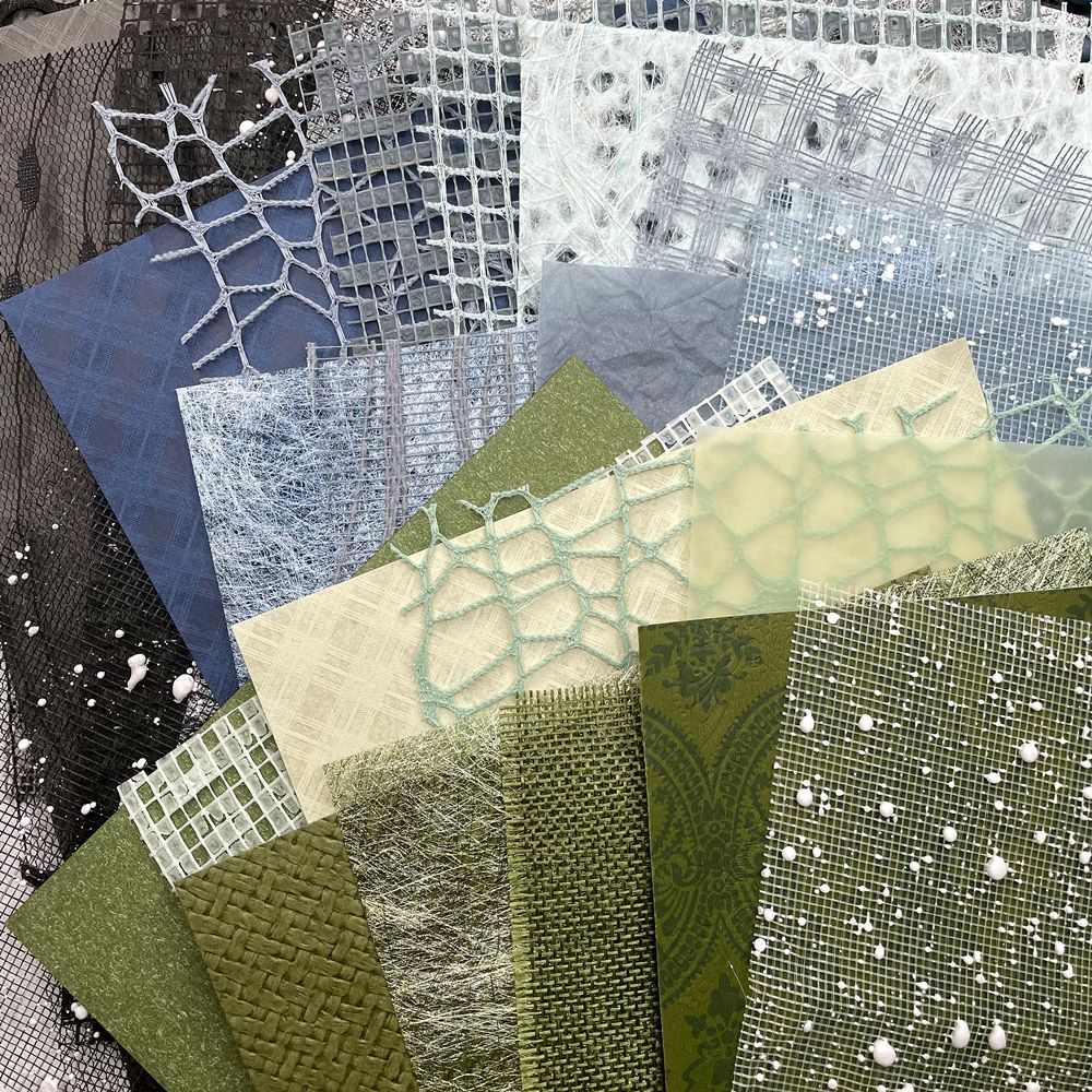 手帐本diy材料手帐特种纸网纱痛包素材纸美甲手工拼贴打底摆拍diy