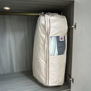 衣服收纳袋羽绒服压缩防尘袋家用衣柜挂式立体防尘罩换季衣服收纳