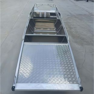 包邮加厚镁铝合金平头捕渔船快艇撒网船贾汪打鱼船加宽铝合金船