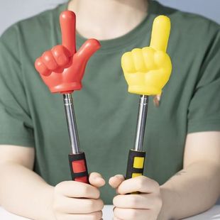 指头棒新款指东看西伸缩大手点赞游戏玩具卡通手指棒休闲派对