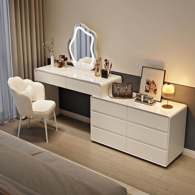 全实木梳妆台卧室现代简约小户型轻奢高级化妆桌斗柜耐用化妆桌
