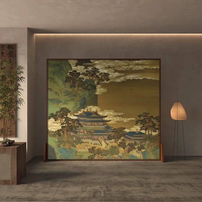 中式宋代美学屏风隔断客厅玄关装饰茶室卧室办公民宿移动遮挡座屏,住宅家具,座屏,淘宝优惠券,粉丝福利购,淘宝优惠卷
