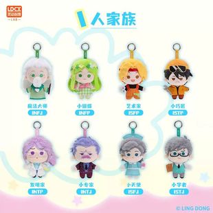 国潮16型人格萌崽公仔mbti周边玩偶毛绒潮玩挂件生日礼物