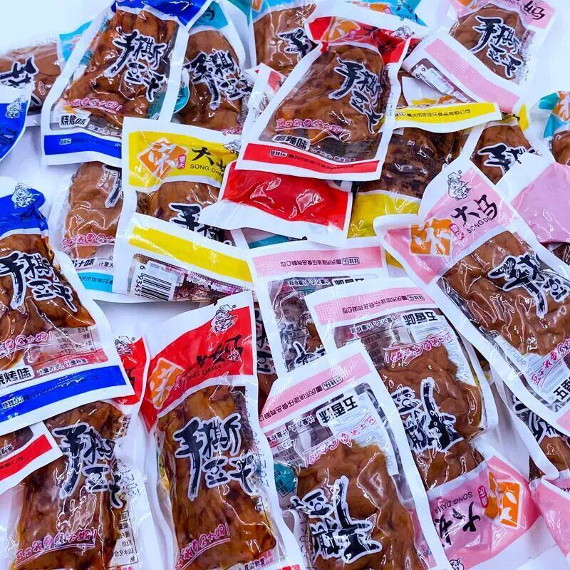 宋大妈手撕豆腐干重庆小包装辣条素肉爆款零食豆干