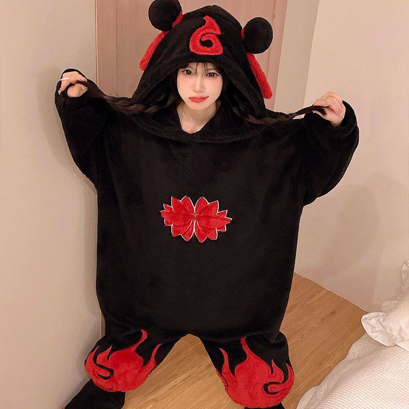 哪吒情侣连体睡衣女悟空珊瑚绒中长秋冬款法兰绒保暖卡通睡裙男,女士内衣/男士内衣/家居服,睡袍/浴袍,淘宝优惠券,粉丝福利购,淘宝优惠卷