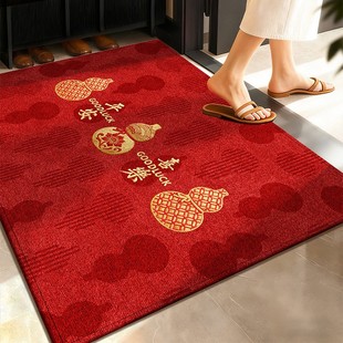 新中式 进门地垫入户门地毯防滑垫大门口脚垫子卧室玄关地毯可裁剪