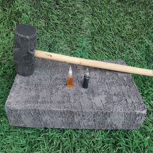 胸口碎大石道具演出表演仿真石板胸口碎大石舞台道具节目表石板大