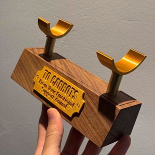 超还原录音笔支架动物城可爱朱迪胡萝卜录音笔模型支座桌面摆件