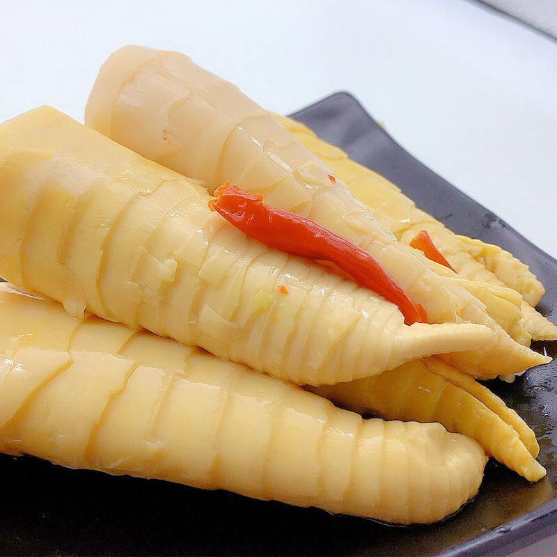 笋芽肉开袋即食去皮泡椒原味不辣笋尖雷笋去壳手剥笋无壳龙游之江