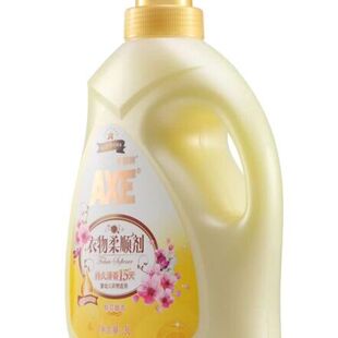 斧头牌（AXE）衣物柔顺剂鲜花馨香3L瓶防静电柔软清香持久
