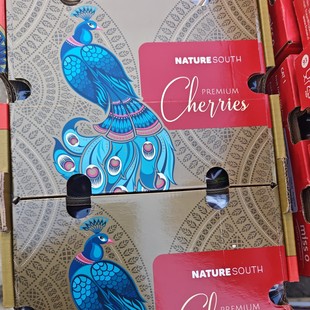 「海运}蓝孔雀智利桑提娜2J3J级车厘子5斤新鲜当季内附果径卡桑提