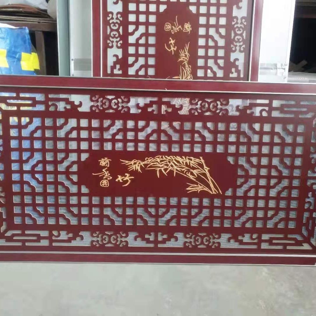 印花铝合金暖气罩家用定制暖气片罩暖气防尘罩分水器遮挡罩装饰