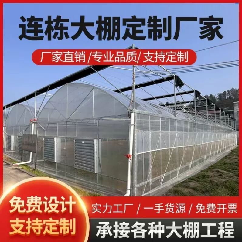 大棚钢管骨架小型温室养殖种植蔬菜养鸡大棚全套钢架铁管配件大全