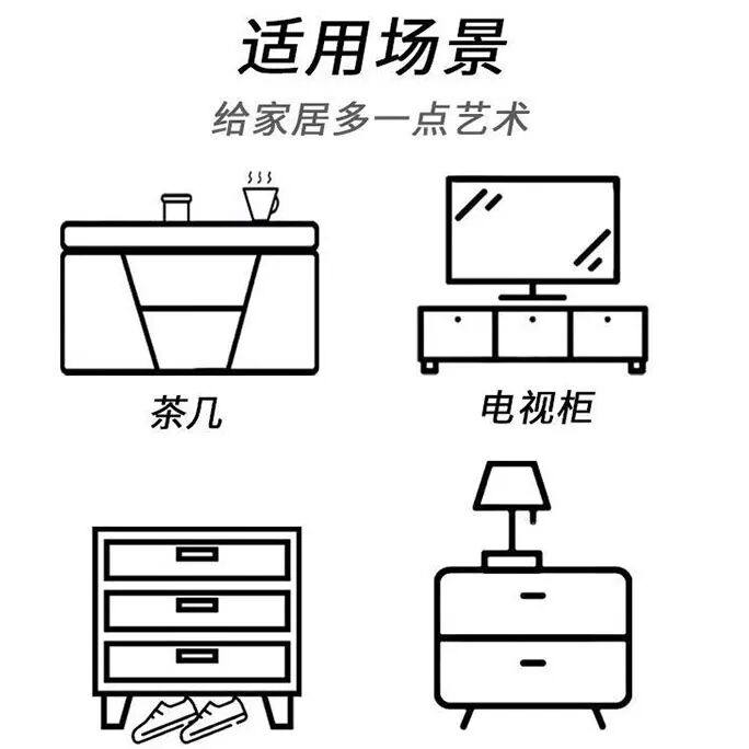 茶几艺术简约线条家具图标桌面摆台画家居装饰相框装饰画电视柜,家居饰品,桌面摆台画,淘宝优惠券,粉丝福利购,淘宝优惠卷