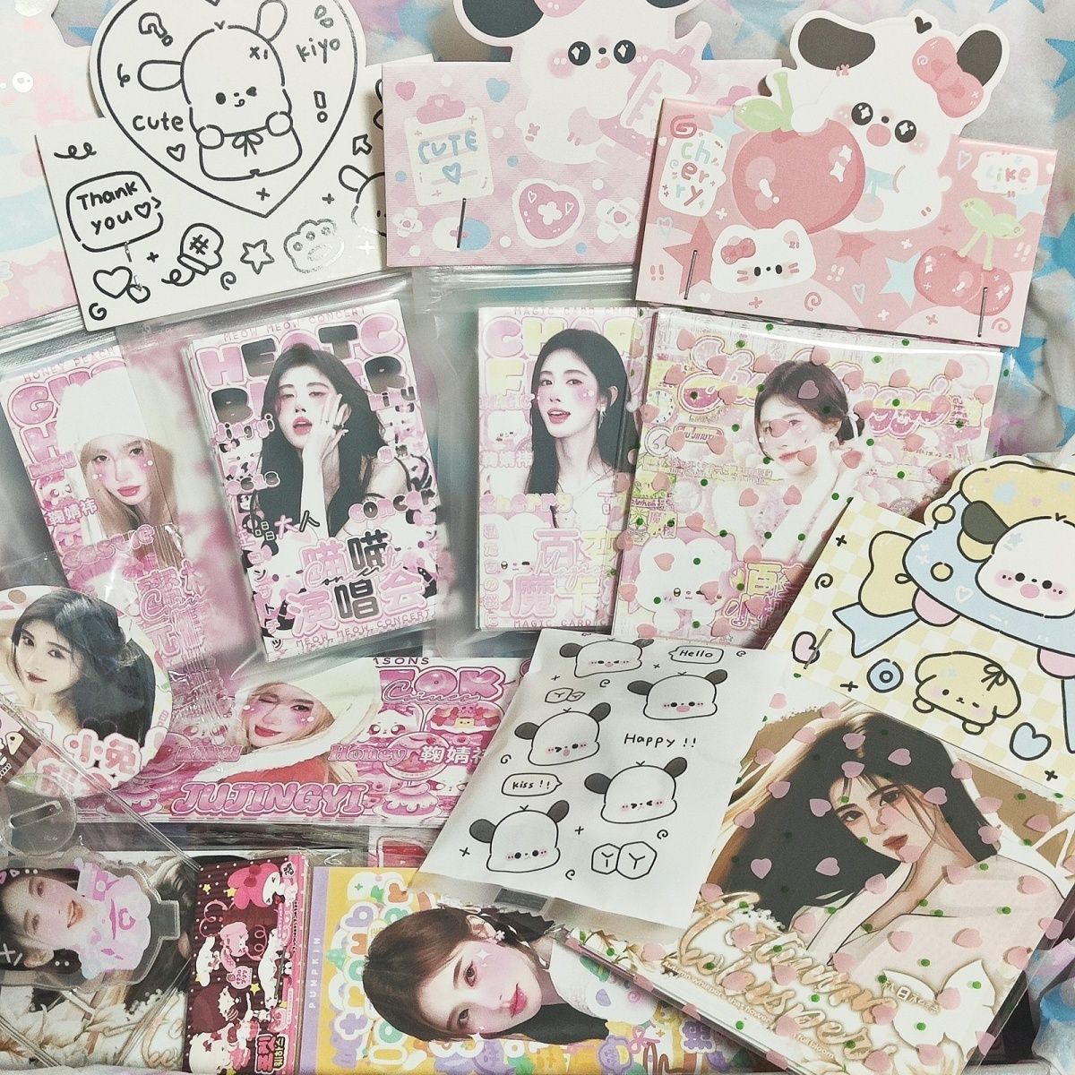 饭制随心配9.9数量感超值应援周边小卡专辑概率掉落鞠婧祎星光卡