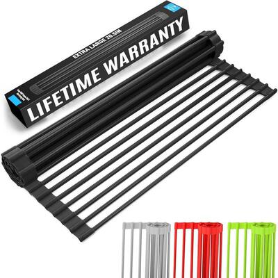 20 5 13 Roll Up Drying Rack Silicone Coated