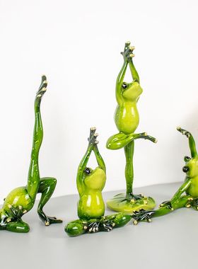 离谱摆件送女友男友闺蜜创意礼物可爱工艺品动物摆件青蛙孤寡园艺