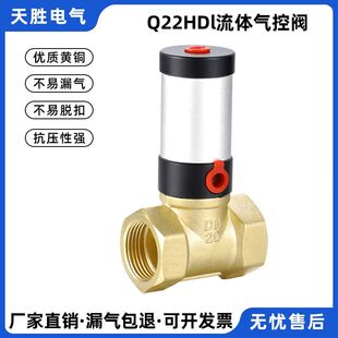 气动控制阀流体气控阀Q22HD-15/20/25/32/40控制水阀真空开关气动