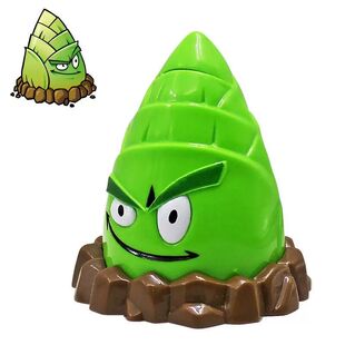 正版植物大战僵的玩具发光竹笋菠萝双重豌豆射手发射炮弹儿童礼物