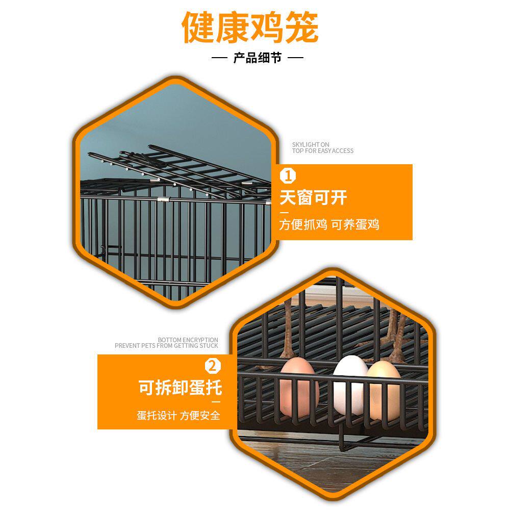 鸡笼子家用室外大号特大号下蛋养鸡笼自动清粪滚蛋鸡舍折叠养殖笼