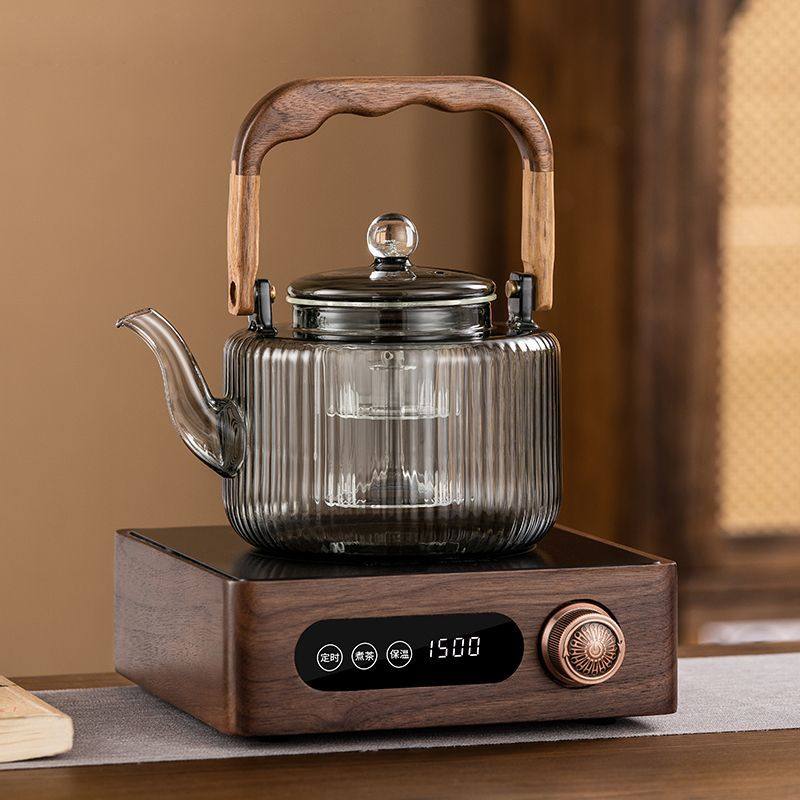 蒸煮一体玻璃茶壶电热全自动电陶炉煮茶炉1500w养生家用壶烧水壶