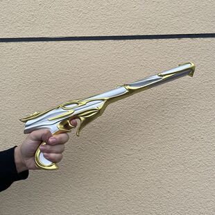 鎏金帝王鬼魅手枪PU瓦罗兰特无畏契约周边武器一比一模型cos道具