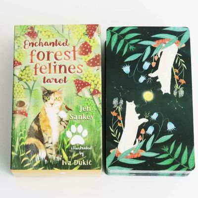 秘境灵猫塔卡牌 Enchanted Forest Felines 猫咪塔牌卡牌 10.3*6