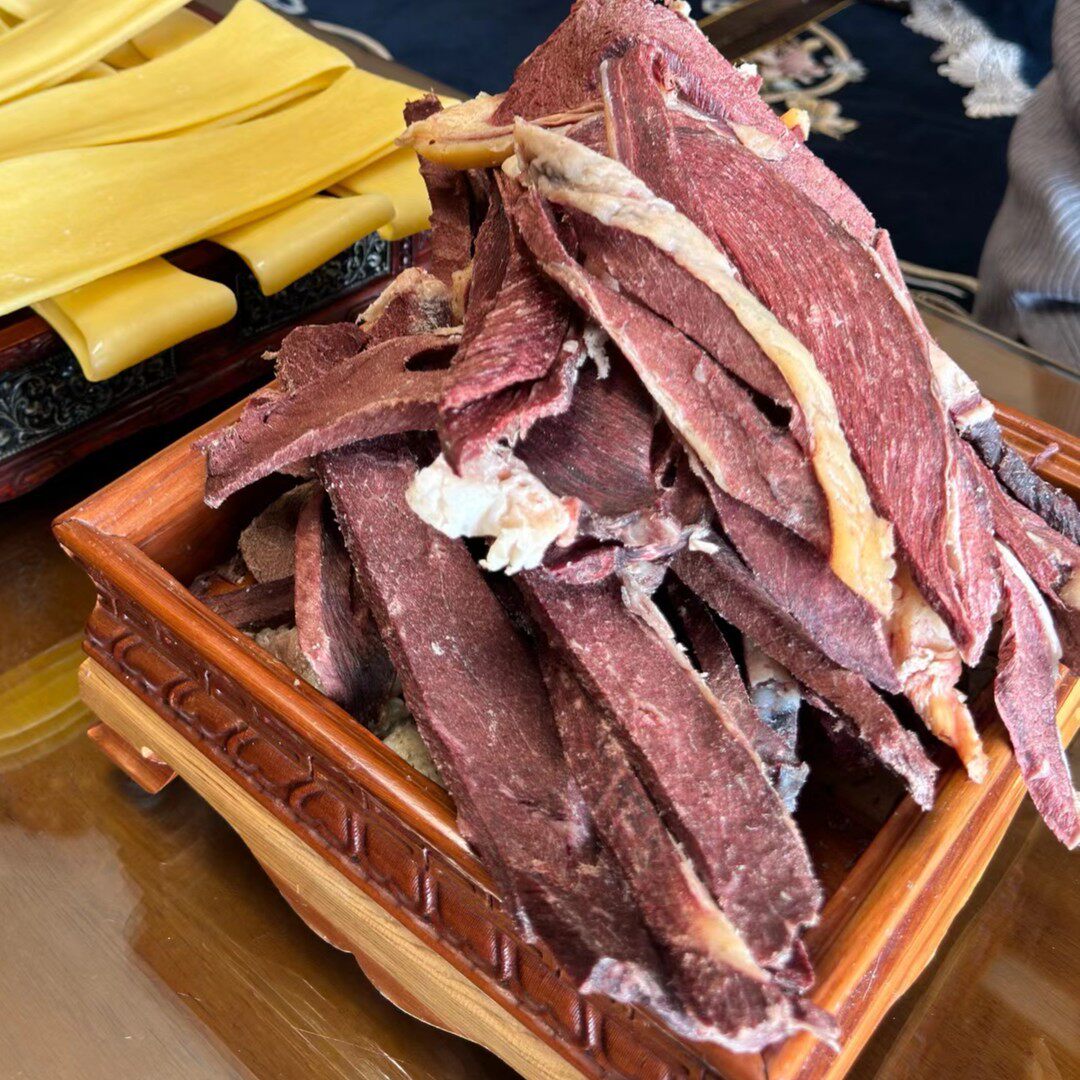 纳木错风干牦牛肉开袋即食牛肉干风干牛肉干一袋装从拉萨发货