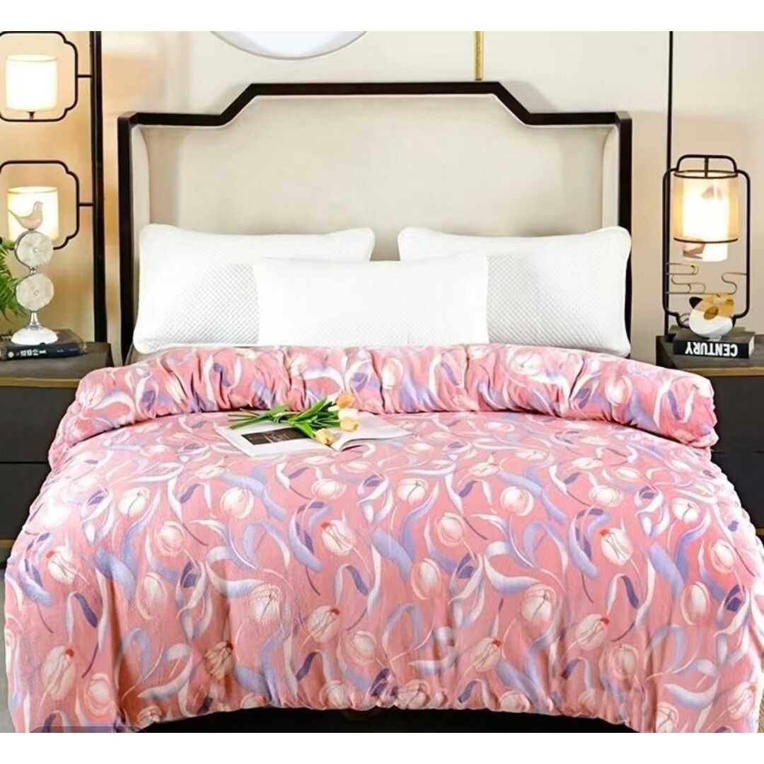 冬季保暖牛奶绒被套加厚防静电双面绒被子罩单件,床上用品,被套,淘宝优惠券,粉丝福利购,淘宝优惠卷