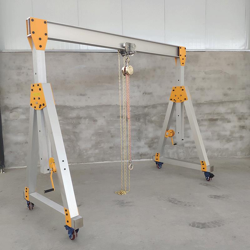 500kg铝合金小型龙门吊小型便携式安装搬运用轻巧便捷移动龙门架