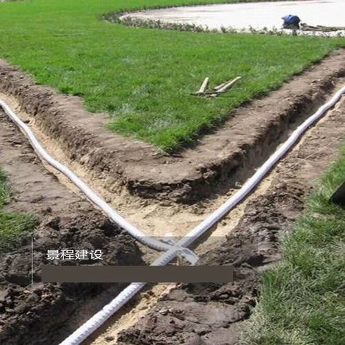 软式透水管盲管弹簧软管隧道道路草坪绿化带广场地下渗水排水管