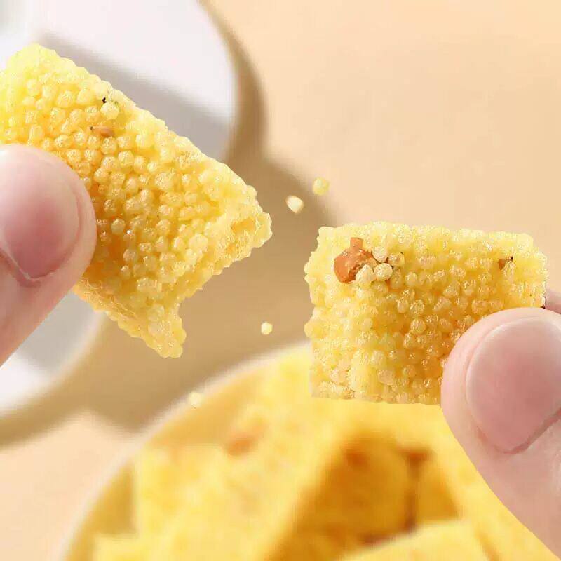 好吃的休闲零食小吃特产小米酥米花糖米糕老式糕点花生大米酥整箱